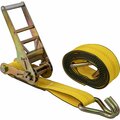 Buyers Products 27 Foot Commercial Grade Ratchet Tie Down with Double J-Hooks 5483027